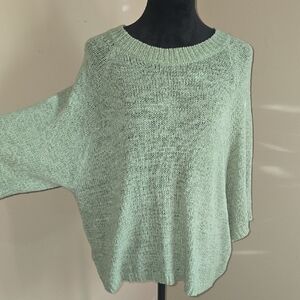She + Sky Light Green Women's Sweater
